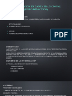 Investigación en Danza Tradicional - Calca 2024