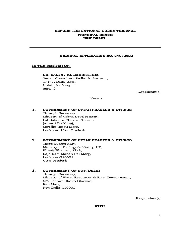 Judgment Sanjay Kulshresthra vs. Govt of UP (STPs at Agra, Mathura