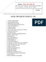 Avcb - Ôn Tập Từ Vựng U1 - U8: Fanpage