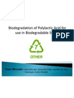 Junior Series Polymers and Biomaterials - PLA Project Final