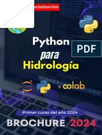 Brochure 2024 - Python para Hidrologia