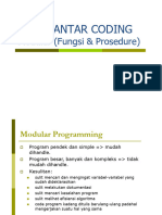 Modular (Fungsi Dan Prosedure)