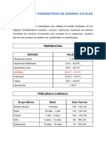 Definición y Parámetros de Signos Vitales PDF