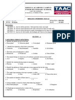 BIOLOGY g9 Exam PT 4