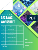 Gas Law Worksheets Autosaved