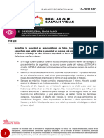 Platica de seguridad N° 10- 2021 ---OBSERVE,DIGA Y HAGA ALGO