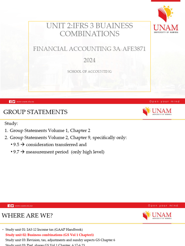 Business Combinations - Ifrs 3 | PDF | Goodwill (Accounting ...