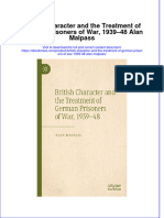 British Character and The Treatment of German Prisoners of War 1939 48 Alan Malpass Full Chapter