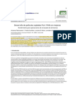 2021 Development of PLA PHB Blown Films With Improved Performance For Food Packaging Applicationschemical Engineering Transactions - It.es