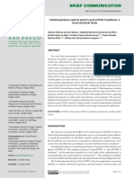 Cardiorespiratory Optimal Point in post-COVID-19 Patients: A Cross-Sectional Study