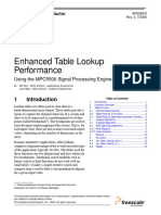 Enhanced Table Lookup Performance: Using The MPC5500 Signal Processing Engine (SPE)