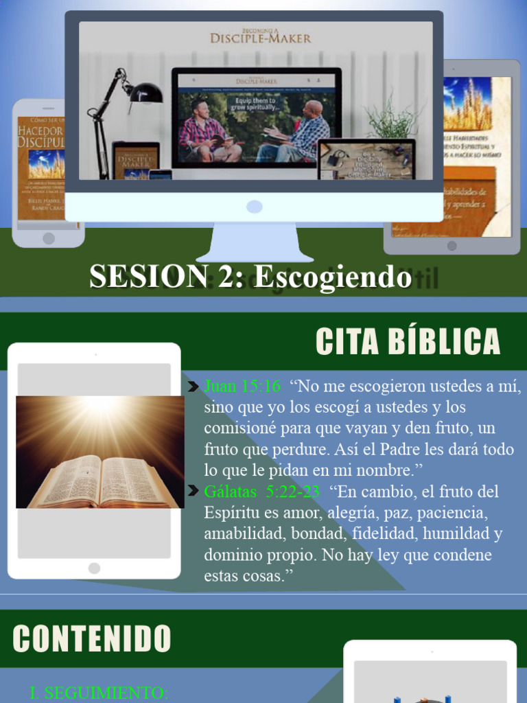 Sesion 2 - Escogiendo Ser Util | PDF | Cristo (título) | Dios