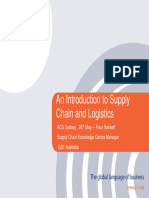 Introduction To Supply Chain and Logistics