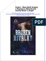 Broken Rivalry New Adult Angsty College Romance Silverbrook University Book 1 Angel Full Chapter