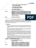 INFORME DE RESPUESTA A SOLICITUD DE MANTENIMIENTO DE VIDRIOS de Cargador Frontal CATERPILLAR - PI-121. MONTERO - DRTyCP