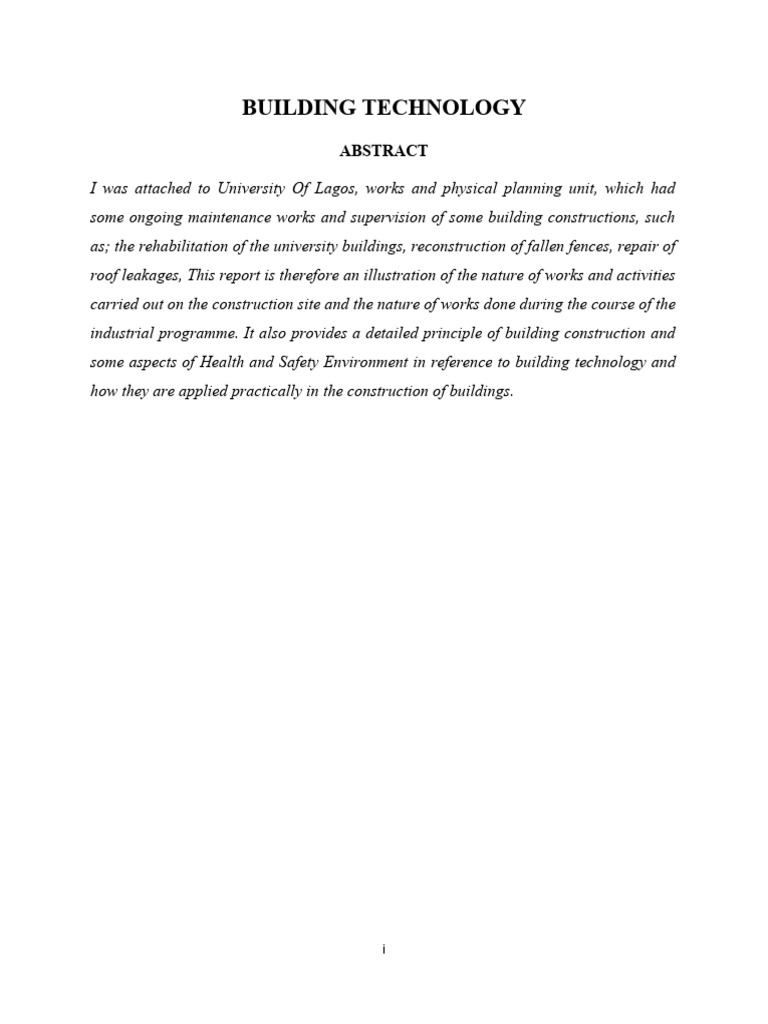 Building Technology | Download Free PDF | Concrete | Structural Engineering