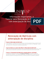 Tutorial Renova o Matr Cula Antecipa o Disciplina 2