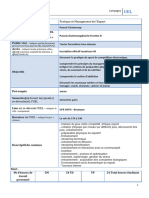 Fiche UE Libre Pratique Et Management de L'esport