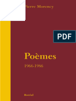 Pierre Morency - Poèmes 1966-86