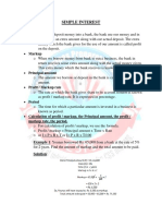 Interest and Discount PDF