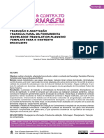 Tradução e Adaptação Transcultural Da Ferramenta Knowledge Translation Planning Template para o Contexto Brasileiro