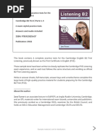B2 First Exam Preparation Resources | PDF
