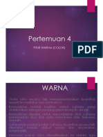 Pertemuan 4 Dasar Warna