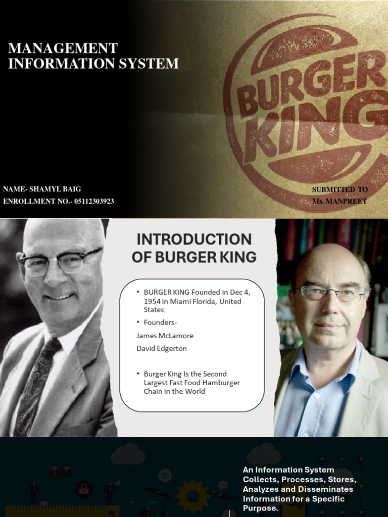Burger King: Founders and Management Systems | PDF | Point Of Sale ...