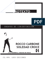 2012 GROTEXTO Rocco Carbone Soledad Croce