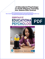 Essentials Of Educational Psychology Big Ideas To Guide Effective Teaching 6Th Edition Jeanne Ellis Ormrod full chapter