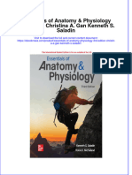 Essentials Of Anatomy Physiology 3Rd Edition Christina A Gan Kenneth S Saladin full chapter