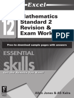 9781741256864 EESHSC Mathematics Standard2 Revision & Exam Workbook Year 12 Online Resource 2019