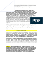 ESPECIALIDADE: Fisioterapia Traumato-Ortopedia: Resposta Padrão Das Questões Discursivas Aplicadas em 10/12