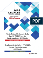 TEXTO UNICO ORDENADO DE LA LEY 30225 - LEY DE CONTRATACIONES DEL ESTADO.indd