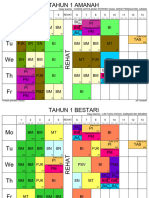 Jadual Waktu Kelas