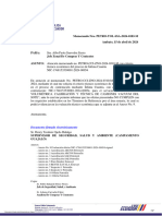 Para: Jefe Zonal de Compras Y Contratos ASUNTO: Atención Memorando No. PETRO-CCI-ZNO-2024-0310-M Con Criterio