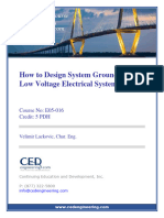 E05-016 - How To Design System Grounding in Low Voltage Electrical Systems - US