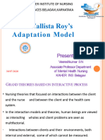 Roy's Adaptation Model