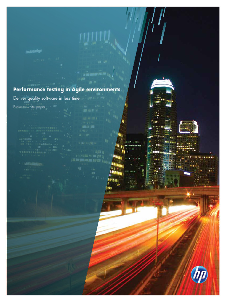 Agile Performance Testing Guide | PDF | Agile Software Development ...