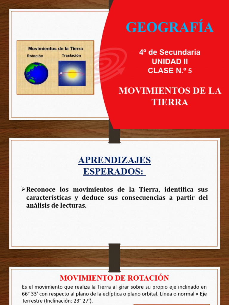 Movimiento de La Tierra - f57c | PDF | Ciencia y matemáticas | Libros ...