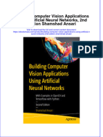 Building Computer Vision Applications Using Artificial Neural Networks 2Nd Edition Shamshad Ansari Full Chapter