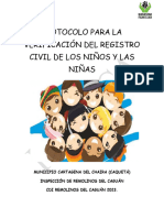 Protocolo Registro Civil Estandar 1 Familia Comunidad y Redes