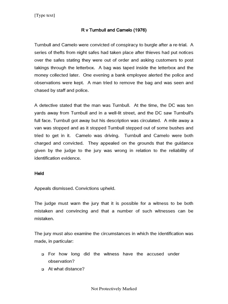 rvturnbullandcamelo1976 PDF Witness Legal Procedure
