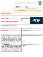 Formato Planeación Aprendizaje Basado en Problemas