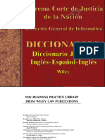Diccionario Jurídico Ingles Español - 1993