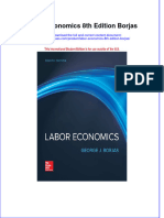 Labor Economics 8Th Edition Borjas full chapter