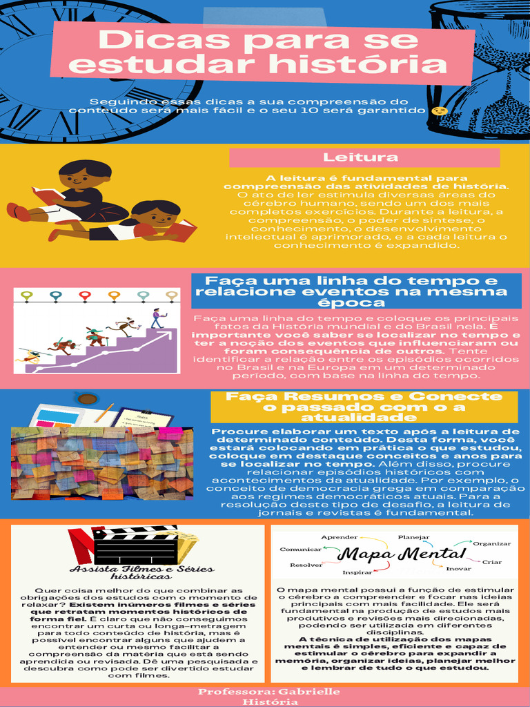 Dicas para Estudar História Eficazmente | PDF | Tempo | Conhecimento
