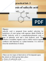 Synthesis of Salicylic Acid: Practical Lab. 3