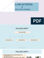 Poll Day Activities and Statutory Papers - 0