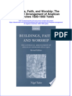 Buildings Faith and Worship The Liturgical Arrangement of Anglican Churches 1600 1900 Yates Full Chapter